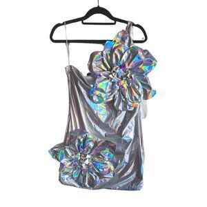 Akira Retro Floral Party Mini Dress